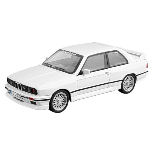 ECVHIPKLG Für 1:24 M3 Spielzeugauto Modell 3 Serie E30 Legierung Auto Modell Sport Auto Spielzeug Sammlung(White) von ECVHIPKLG