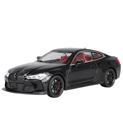 ECVHIPKLG Für 1:24 M4 Sportwagenmodell Legierung Automodell Ornamente Rennwagen Spielzeugauto Automodellsammlung(Black) von ECVHIPKLG