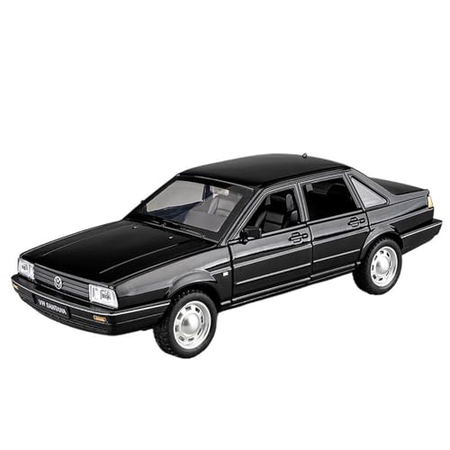 ECVHIPKLG Für 1:24 Santanaer 2000 Alloy Car Model, Pusang Toy Car Car Model(Black) von ECVHIPKLG