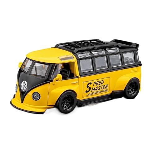 ECVHIPKLG Für 1:32 Da-zhongT1 Bus Van Legierung Auto Modell Old Master Spielzeugauto(Yellow) von ECVHIPKLG