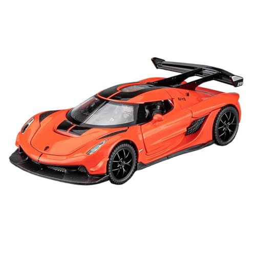 ECVHIPKLG Für 1:32 Jesko Car Model Super Sports Car Toys Entdecken Sie Die Wunderbare Welt Der Automodelle(Orange) von ECVHIPKLG