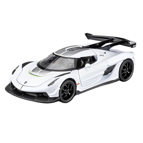 ECVHIPKLG Für 1:32 Jesko Car Model Super Sports Car Toys Entdecken Sie Die Wunderbare Welt Der Automodelle(White) von ECVHIPKLG