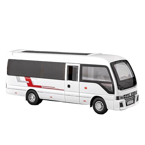 ECVHIPKLG Für 1:32 Nutzfahrzeugmodell, Legierungsauto, mittlerer und großer Bus, Pkw-Spielzeugauto(White) von ECVHIPKLG