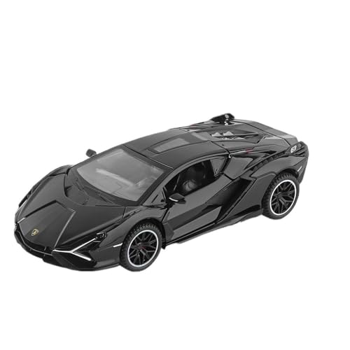 ECVHIPKLG Für 1:32 Sian Lightning Automodell Sportwagen Legierung Automodell Spielzeugauto Supercar(Black) von ECVHIPKLG