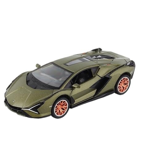 ECVHIPKLG Für 1:32 Sian Lightning Automodell Sportwagen Legierung Automodell Spielzeugauto Supercar(Green) von ECVHIPKLG