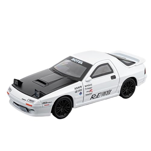 ECVHIPKLG for 1:32 Rx7 Text D Car Model Alloy Sports Car Explore The Wonderful World of Car Models(White) von ECVHIPKLG