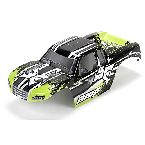 Body, Painted, Black/Green: 1/10 AMP MT von ECX