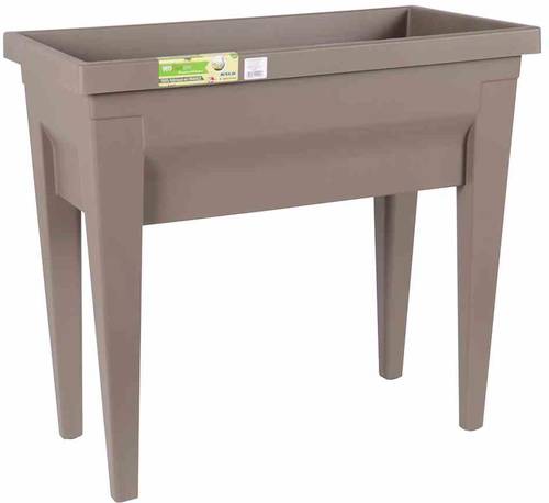 EDA 13923BR.TCX4 Hochbeet VEG&Table City taupe, 57L 1St. von EDA