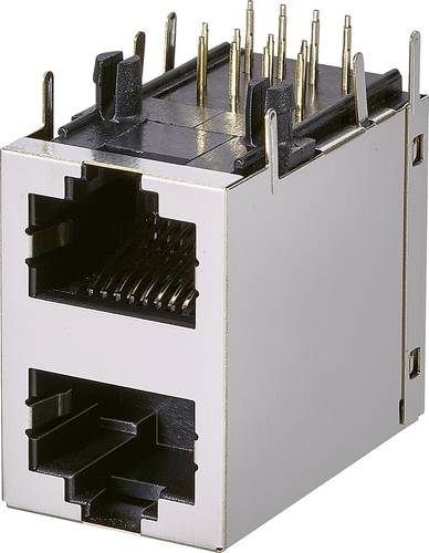 EDAC A00-216-272-450 Modular-Einbaubuchse 2 Port, CAT 5e A00-216-272-450 Buchse, Einbau vertikal Pol von EDAC