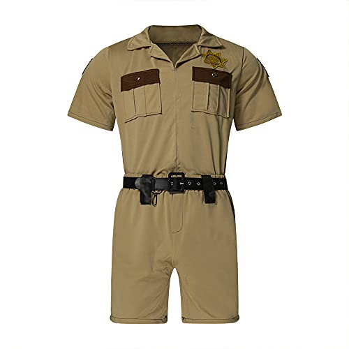 Reno Lt Dangle Costume Police Style Costume Men Reno Shirt Waist Belt Uniform Suit von EDAUWAE