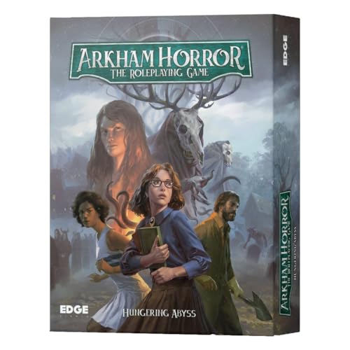 EDGE Studio Arkham Horror The Roleplaying Game Hungering Abyss Starter Set - Immersive RPG Adventure with Dynamic Pool System! Ages 14+, 2-6 Players, 1+ Hour Playtime, Made by von EDGE Studio