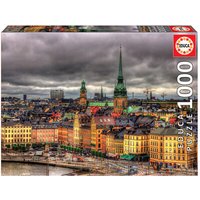 EDUCA 9217664 Sicht auf Stockholm 1000 Teile Puzzle von EDUCA BORRAS