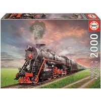 EDUCA 9218503 Dampflokomotive 2000 Teile Puzzle von EDUCA BORRAS