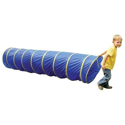 EDUPLAY 170-141 Kriechtunnel/Spieltunnel mit Tasche, Ø 60 cm, 295 cm, blau/gelb von EDUPLAY