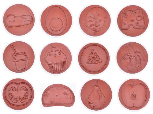 Eduplay Ernährungs-Stempel 12er Set Eduplay Ernährungs-Stempel 12er Set von EDUPLAY
