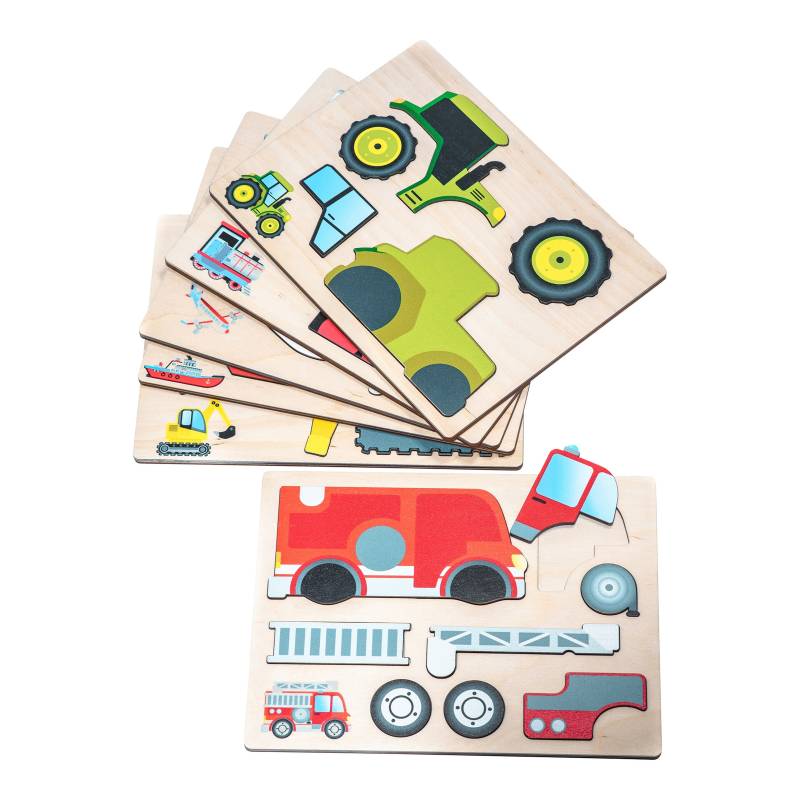 Eduplay Magnetpuzzle Transport 6er Set von EDUPLAY