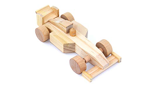 Eduplay Rennauto Set aus Holz zum Basteln von EDUPLAY