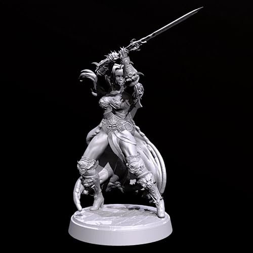 EENNDI 1/24 Ancient Female Samurai Resin Figure Kit Unbemalt und unmontiert Soldier Resin Model Kit //o9A8n1 von EENNDI