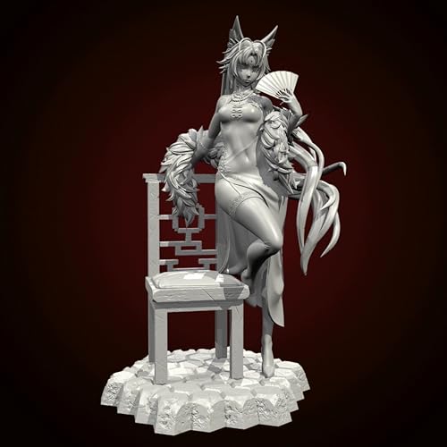 EENNDI 1/24 Ancient Female Samurai Resin Figure Kit Unbemalt und unmontiert Soldier Resin Model Kit //o9A8n3 von EENNDI