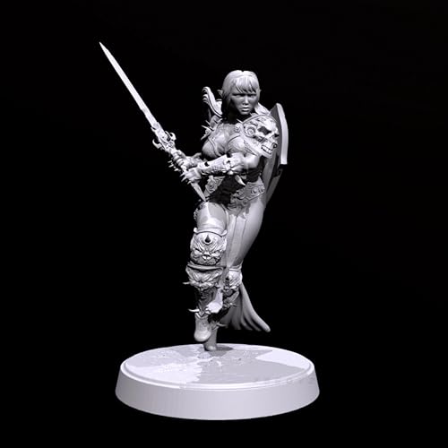 EENNDI 1/24 Ancient Female Samurai Resin Figure Kit Unbemalt und unmontiert Soldier Resin Model Kit //o9A8n5 von EENNDI