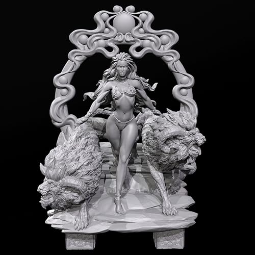 EENNDI 100mm Ancient Female Samurai Warrior Resin Model Kit Unbemalt und unmontiert Soldier Resin Model Kit //n7L0A11 von EENNDI