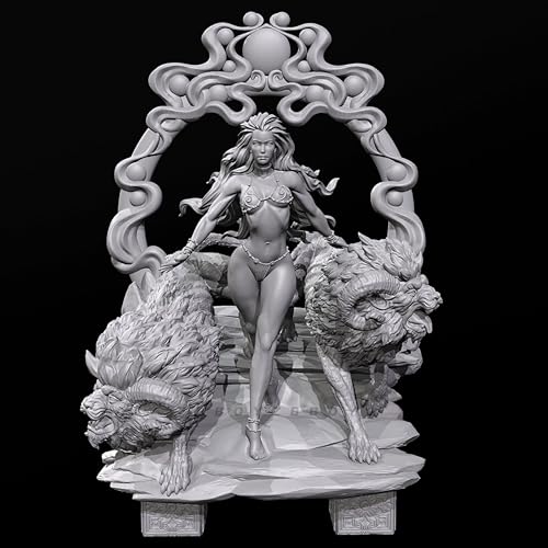 EENNDI 100mm Ancient Female Samurai Warrior Resin Model Kit Unbemalt und unmontiert Soldier Resin Model Kit //o6A9n11 von EENNDI