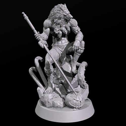 EENNDI 100mm Ancient Hell Samurai Warrior Resin Model Kit Unbemalt und unmontiert Soldat Resin Model Kit //n6L5A10 von EENNDI