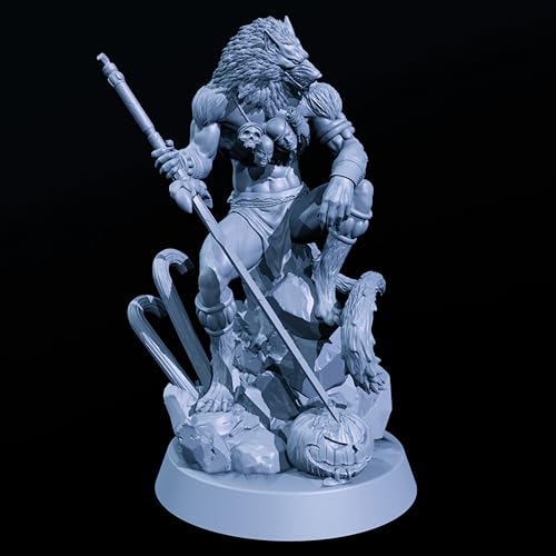 EENNDI 80mm Ancient Hell Samurai Warrior Resin Model Kit Unbemalt und unmontiert Soldat Resin Model Kit //o6A2n9 von EENNDI