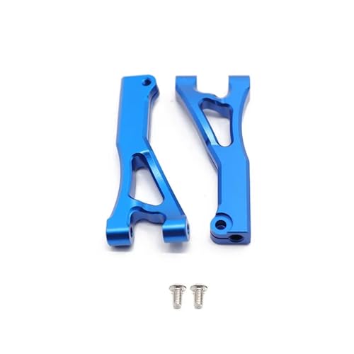 EEQANAO 2Pcs Metall Front Upper Suspension Arm for ARR-MA 1/7 for LIMI-TLESS for Infra-CTION 6S 1/8 for TYP-HON 6S RC Auto Upgrade Teile(Blauw) von EEQANAO