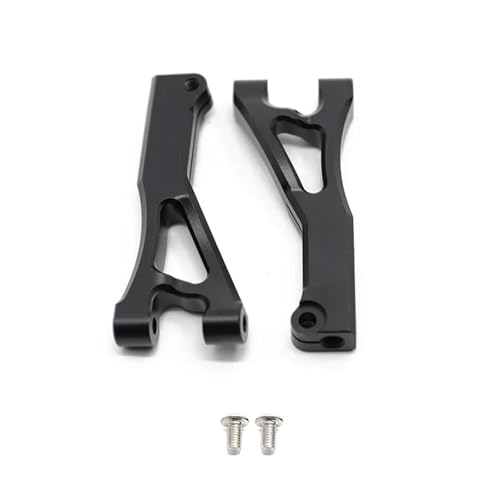 EEQANAO 2Pcs Metall Front Upper Suspension Arm for ARR-MA 1/7 for LIMI-TLESS for Infra-CTION 6S 1/8 for TYP-HON 6S RC Auto Upgrade Teile(Zwart) von EEQANAO