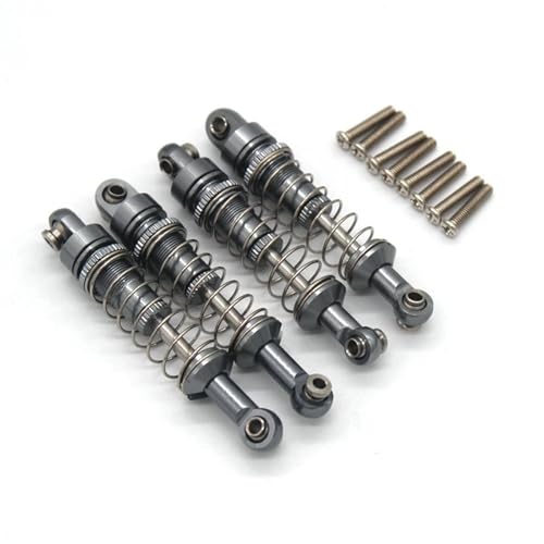 EEQANAO 4 Stück Metall-Stoßdämpfer for SG1603 SG1604 SG1605 UDIRC UD1601 UD1602 UD1603 UD1607 1/16 RC-Auto-Upgrade-Teile, 2 von EEQANAO