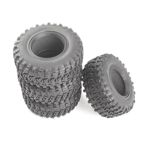 EEQANAO 4PCS 115MM 2,2 Gummi Big Tires Rad Reifen for 1/10 RC for CRA-wler Auto for Axi-al Wraith SCX10 Capra for Tra-xxas TRX4 TRX6 D90 von EEQANAO