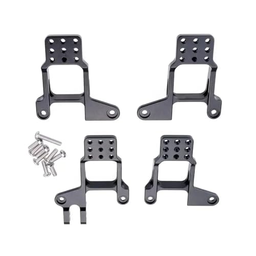 EEQANAO 4PCS Aluminium Vorne und Hinten Stoßdämpfer Halterung for 1/10 RC Crawler TRX-4 TRX4 8216 Upgrade Teile von EEQANAO