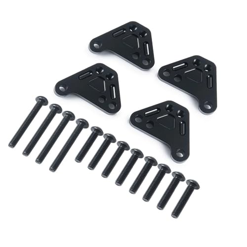 EEQANAO 4Pcs Vorne Und Hinten Heighten Shock Mount for 1/10 for Tra-xxas for MAXX for Wide-maxx RC Auto Upgrades Teile Zubehör von EEQANAO