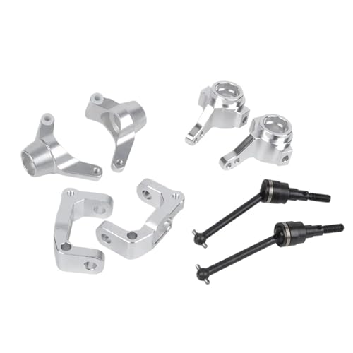 EEQANAO Aluminium-Schwenkwelle/vorderer hinterer aufrechter Arm/für C-Hub-Set for TA-Miya TA02/TA02SW for Upgrade-Teile von EEQANAO