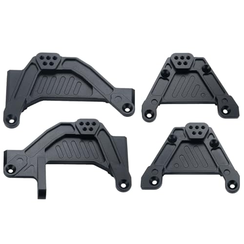 EEQANAO Aluminiumlegierung vorne hinten Stoßdämpfer C-Nabe for Axial SCX6 1/6 RC Car Upgrade-Teil(Set) von EEQANAO