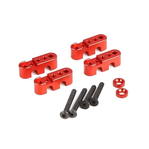 EEQANAO Heavy Duty Hinten Stabilisator Stabilisator Halterungen for 1/5 for HPI for Rovan KM for Baja 5B 5T 5SC(Rood) von EEQANAO