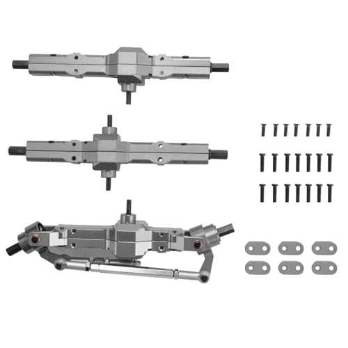 EEQANAO Metall Vorne Mitte Hinten Brücke Achse Getriebe for WPL B16 B36 FY004 1/16 RC Auto LKW Upgrade Teile Zubehör von EEQANAO