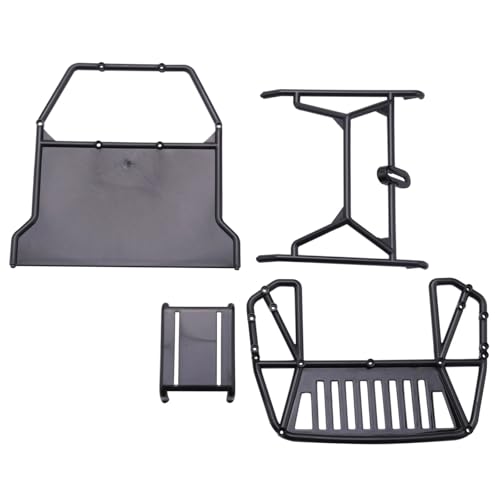 EEQANAO RC Car Body Cab & Back-Half Cage for 1/10 RC Crawler TRX4 Axial SCX10 90046 for Re-dcat GEN 8 Scout II, Back Half Cage von EEQANAO