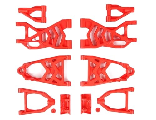 EEQANAO Stabiles Nylon-Upgrade-Aufhängungsarm-Set for 2WD for Baja 1/5 for HPI for Ro-Van for Baja 5B 5T 5SC(Rood) von EEQANAO