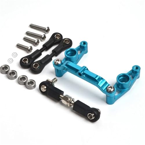 EEQANAO TT02 Aluminium Kugellager Kurbel Lenkarm Set for TA-Miya TT02S TT-02SRX TT02SR TT02R TT-02 TT-02D 1/10 RC Drift Auto Teile von EEQANAO