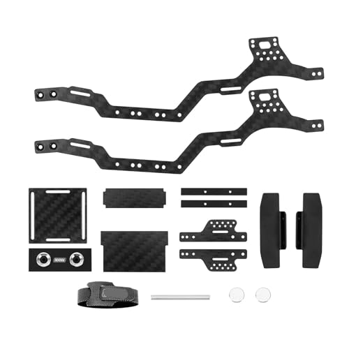 EEQANAO Universell for LCG Carbon Fiber Chassis Frame Kit for 1/24 Axial SCX24 von EEQANAO