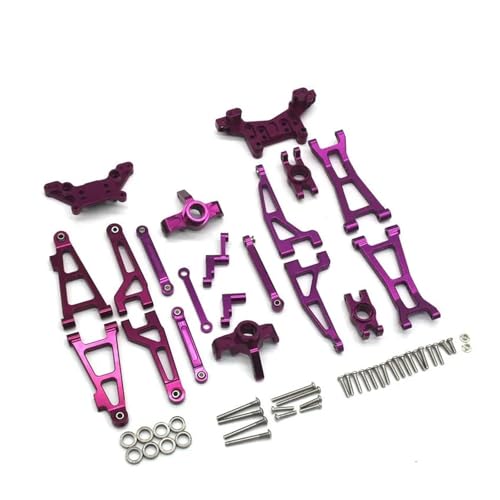 EEQANAO for HBX 16889 16889A 16890 SG1601 SG1602 RC 1/16 Metall Upgrade Teile for Fernbedienung Fahrzeuge Fragile Set Teile(Purple) von EEQANAO