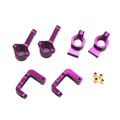 EEQANAO for LC for RAC-ING for ptg-2r 1/10 RC Rally Fernbedienung Auto PTG-2 Metall Upgrade Lenkung Tasse C Sitz hinten Rad Sitz Teile(Purple) von EEQANAO