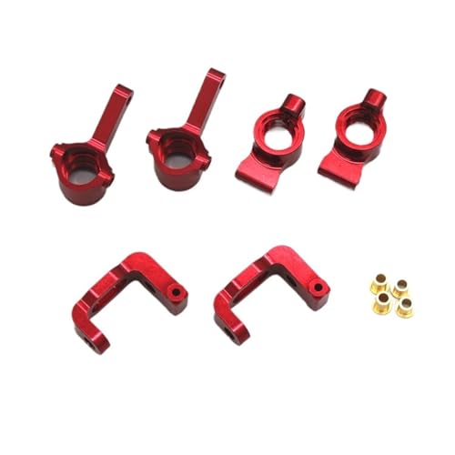 EEQANAO for LC for RAC-ING for ptg-2r 1/10 RC Rally Fernbedienung Auto PTG-2 Metall Upgrade Lenkung Tasse C Sitz hinten Rad Sitz Teile(Rood) von EEQANAO