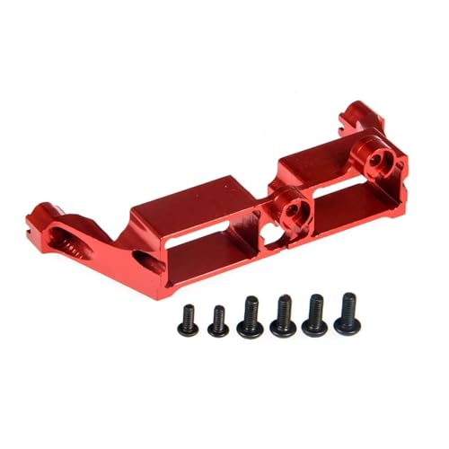 EEQANAO for MIB-IDAO Aluminium Servo Halterung T-Lock/draht Clip Differential Lock Halterung for 1/10 for TRX-4 TRX4 RC Crawler Auto Upgrade Teil(Rood) von EEQANAO