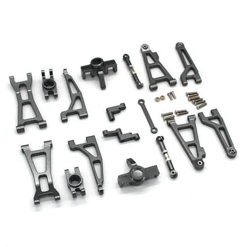 EEQANAO for MJX 1/16 16207 m162 RC Fernbedienung Auto Metall Teile Schwinge lenkung Cup hinterrad Sitz gefährdeten Set(Light Grey) von EEQANAO