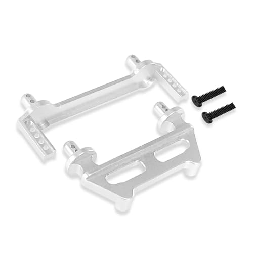 EEQANAO for MJX for Hy-per Go 1/16 16208 16209 H16 H16BM RC Auto Metall-Upgrade-Teile F/R Karosseriesäulen(Silver) von EEQANAO