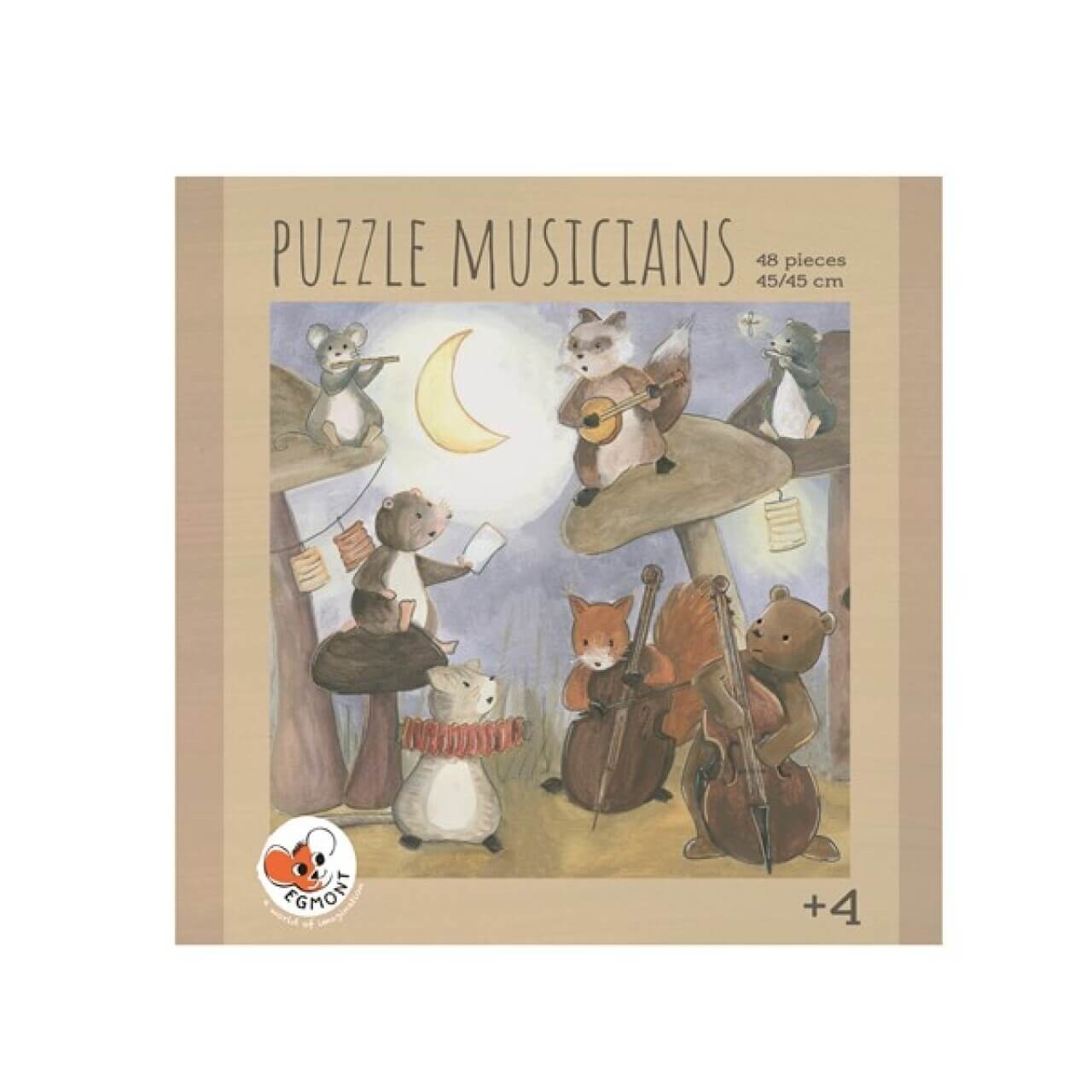 Bodenpuzzle Musiker für Kinder, 48 Teile von EGMONT TOYS