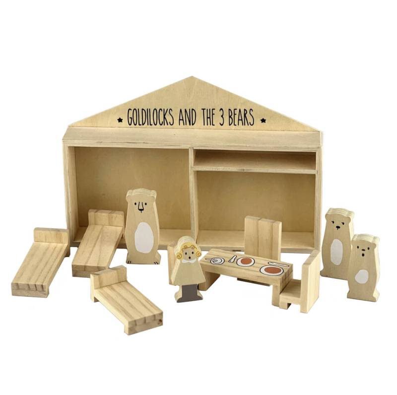 Holzspiel-Set Goldlöckchen und die 3 Bären von EGMONT TOYS